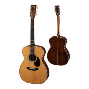 Image of Eastman-E8OM-TC-Natural-Acoustic-Guitar-Jam-Music