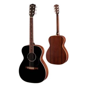 Image of Eastman PCH2 OM BK Black Acoustic Guitar Jam Music