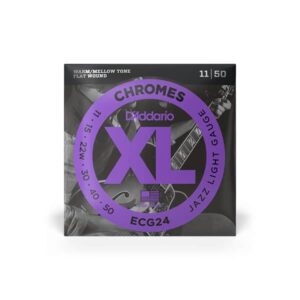 d addario ecg24 chrome flat wound electric guitar string 002