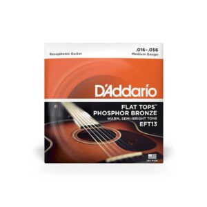 d addario eft13 flat tops phosphor bronze acoustic guitar strings 002