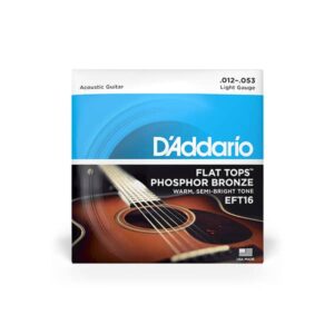 d addario eft16 flat tops phosphor bronze acoustic guitar strings 002