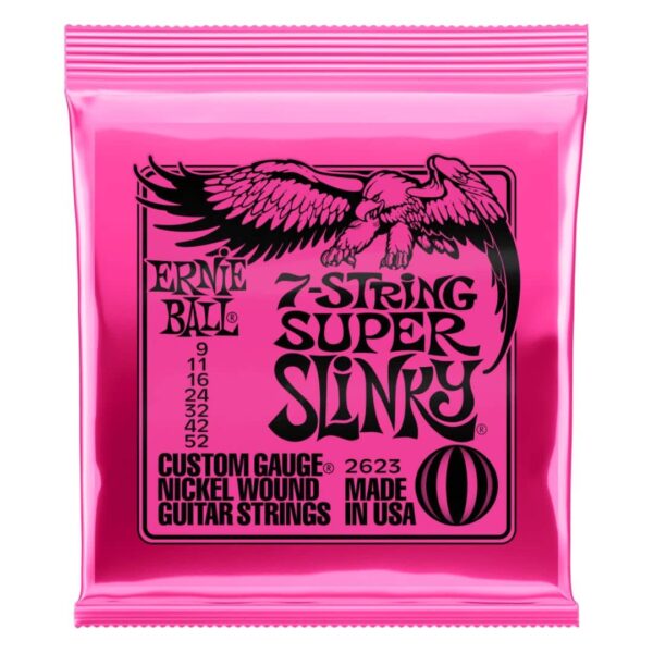 ernie ball 7 string super slinky 9 52