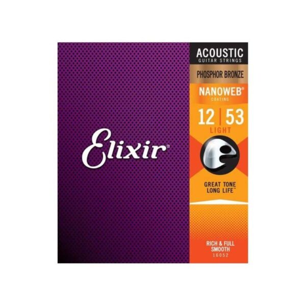 elixir acoustic nanoweb 928 phosphor bronze light ( 12 53 )