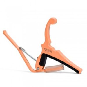 kyser x fender elec guitar capo pacific peach